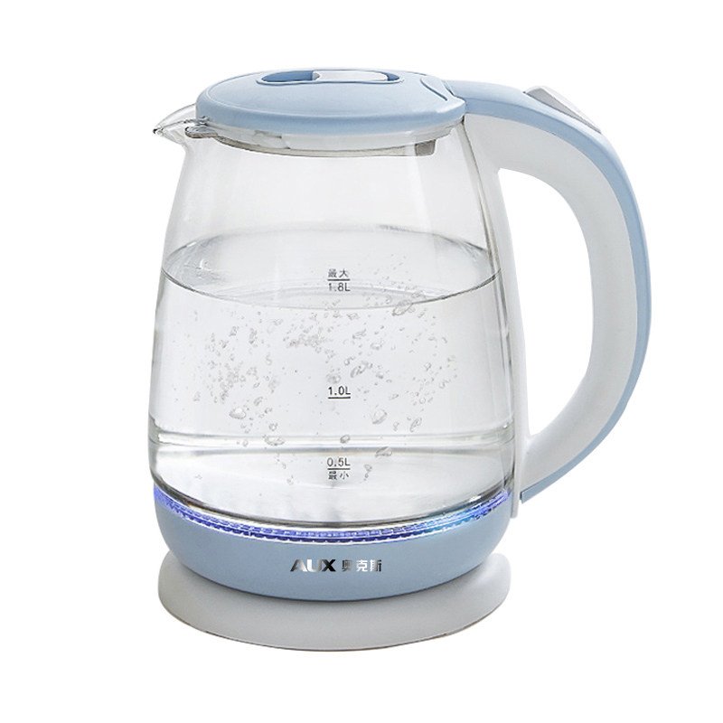 奥克斯玻璃电热家用煮器泡茶烧水壶 奥克斯仁亨电热水壶