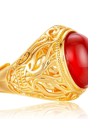 other/其他男士沙金民族风戒指