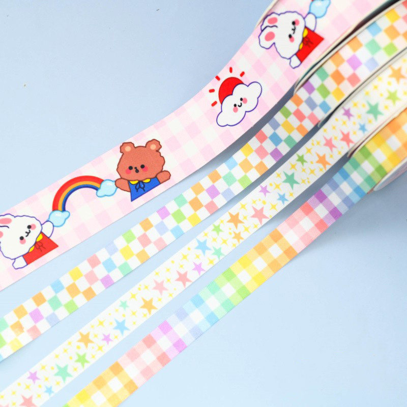 六一儿童节彩色熊兔子星星丝带  61节日蛋糕礼盒包装丝带织带,淘宝优惠券,粉丝福利购,淘宝优惠卷