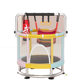 Hedgehog amusement trampoline household baby indoor jumping bed children's sports trampoline foldable spring with protective net