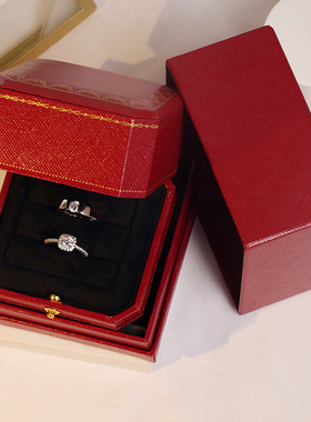 情侣仿真锆石戒指活口可调节大小