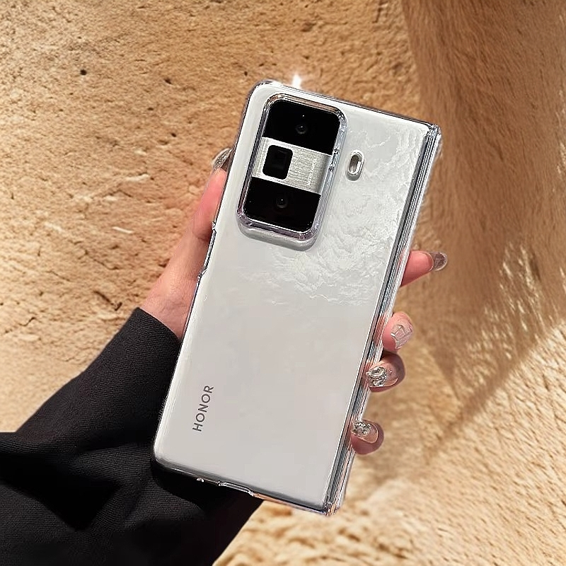 适用荣耀magic vs3手机壳新款透明硬壳磁吸铰链全包荣耀magicv3超薄折叠屏后盖简约男女商务时尚高级个性防摔 - 图1