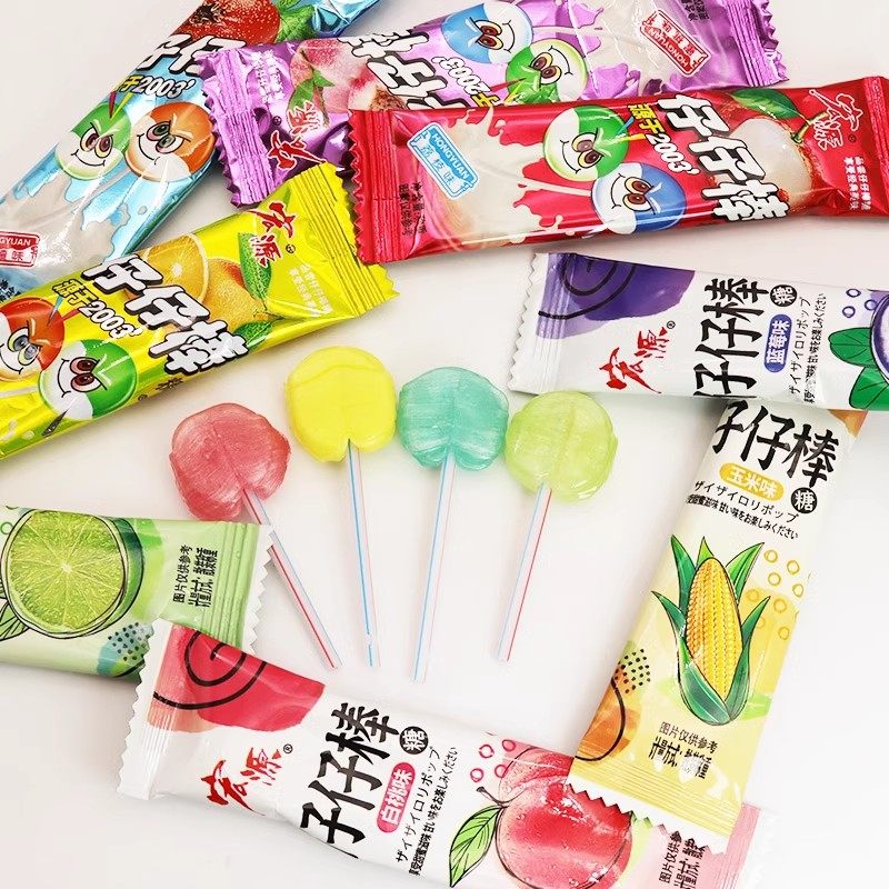 宏源仔仔棒棒糖80支硬糖果喜糖散装混合口味儿时怀旧网红零食,淘宝优惠券,粉丝福利购,淘宝优惠卷