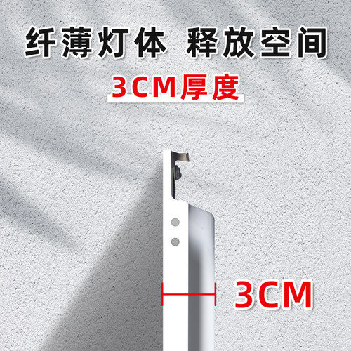 595x1195矿棉板平板灯平放式led面板格栅灯295x1195工程灯 - 图2