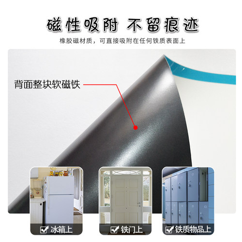 磁性周计划表备忘录学习工作食谱菜单留言日程安排冰箱贴白板擦写 - 图1