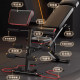 Multifunctional dumbbell bench foldable bird bench press