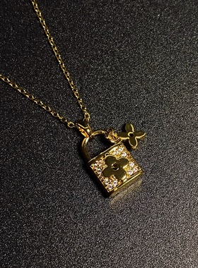 Vintage 古著 「Lockhead Clover」项链