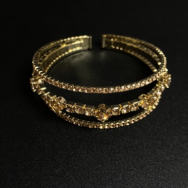 Vintage 古著「Morgath」三层手镯.金