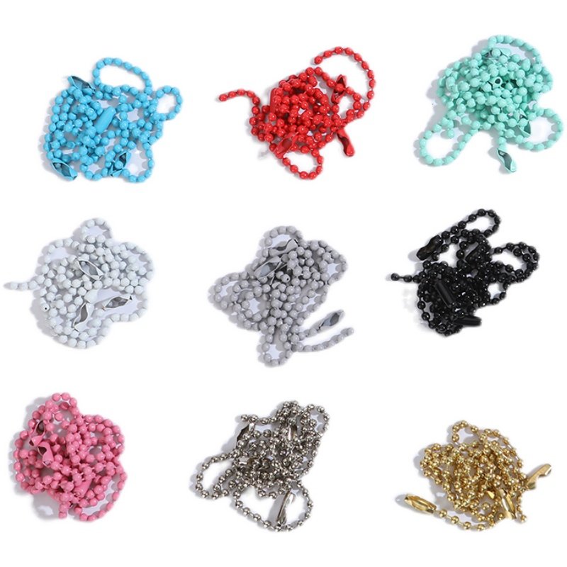 diy手工连接钥匙扣包包挂件材料彩色珠链钥匙扣装饰配件长短可调,淘宝优惠券,粉丝福利购,淘宝优惠卷