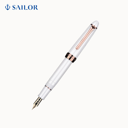 【礼物】写乐 SAILOR 鱼雷0725玫瑰金色钢尖练字钢笔 - 图3
