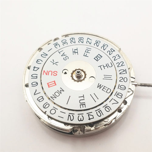 国产8205机芯 单历双历 金色银色 仿日本8200美优达8205机芯 表芯 - 图1