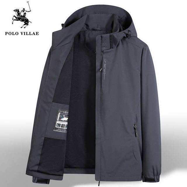 Special offer for spring and autumn young and middle-aged men's coats, fashionable casual jackets, windproof and waterproof windbreakers, thin large size