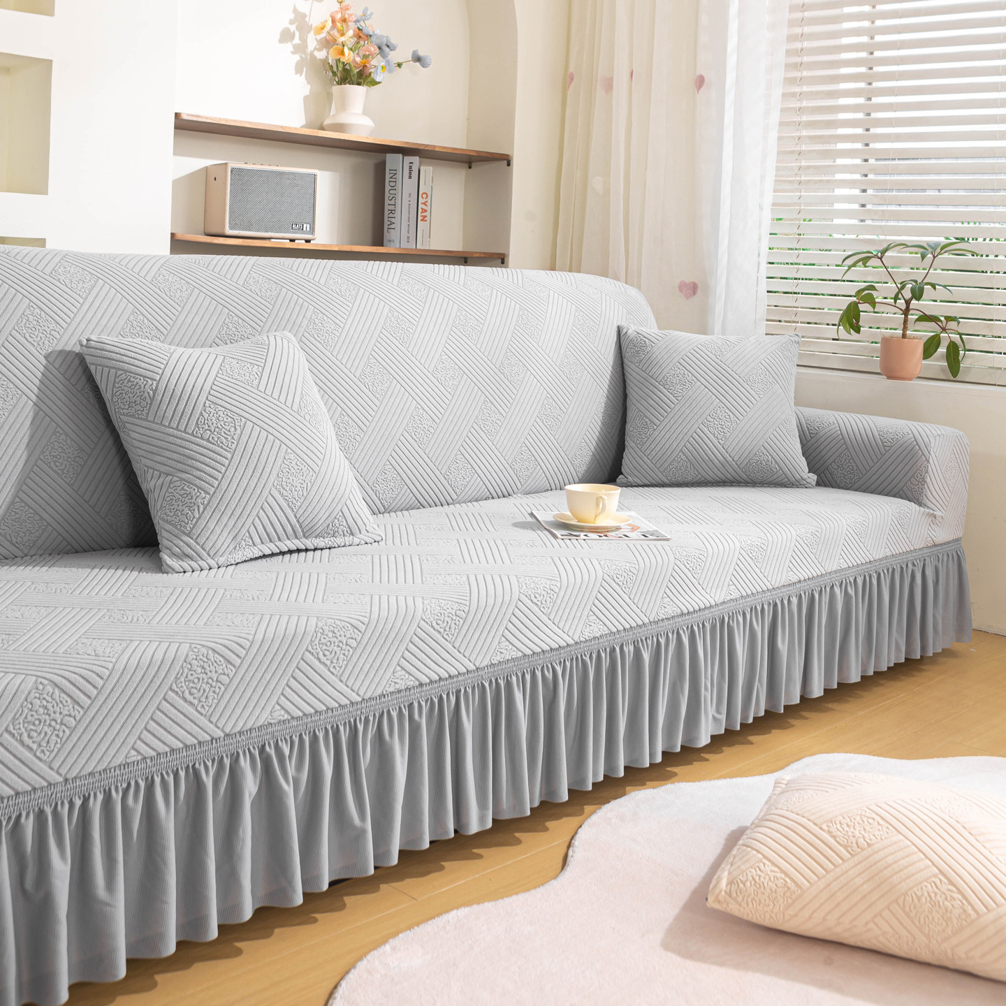 沙发垫四季通用防滑加厚客厅三人一字直排皮沙发套罩全包盖巾全包,淘宝优惠券,粉丝福利购,淘宝优惠卷