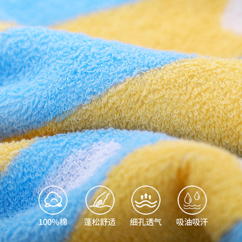 金号枕巾纯棉成人家用枕头巾全棉毛巾料柔软舒适单人枕用不掉毛 - 图3