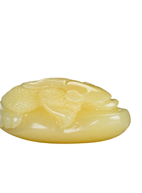 招财男女款金蟾摆件天然和田玉