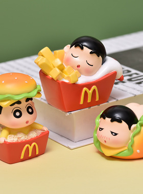 创意趣味麦门新仔盲盒公仔手办家居办公树脂装饰摆件厂家直销