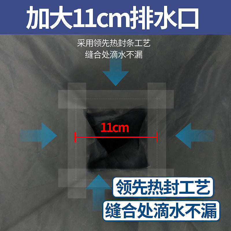 油烟机清洗罩套加厚家用顶型侧吸通用专业布管接水罩家电清洗工具