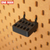 USB disk data cable storage magnetic hole board punch-free wall wire storage accessories