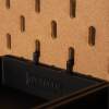 3D display accessories without punching desktop storage hole board