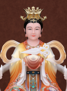 三宵娘娘神像碧霄琼宵云霄娘娘三仙姑汉白玉佛像家用佛堂供奉摆件