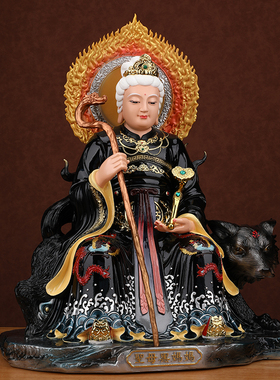 黑老太太像体家用神像黑妈妈奶奶真身树脂东北堂口铁刹山供奉摆件