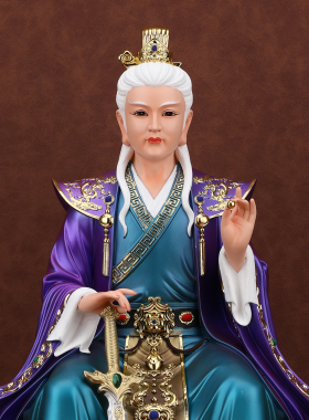 东华帝君神像东王公紫府少阳帝君扶桑大帝树脂居家用佛堂供奉摆件