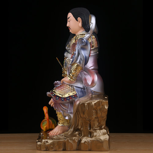 真武大帝神像玄天上帝摆件道家玄武大帝北极真君祖师树脂家用供奉 - 图2