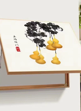 电表箱装饰画轻奢免打孔现