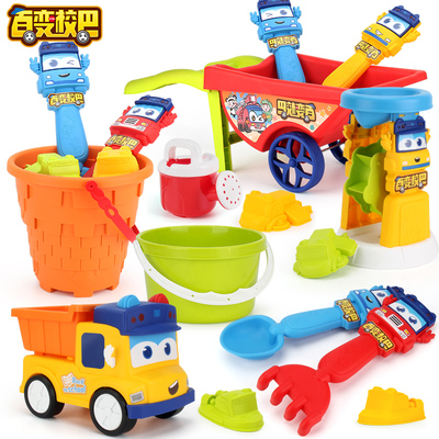 百变校巴儿童沙滩车玩具