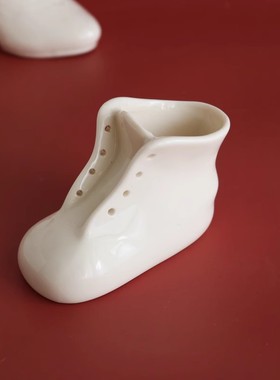 陶瓷欧式鞋器形花瓶插花花器摆件
