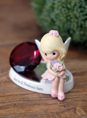 美国陶瓷水滴娃娃生日礼十二月诞生宝石星座宝宝摆件礼品节日礼