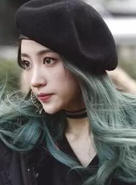 韩国秋冬天蓓蕾羊毛线休闲风帽子