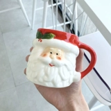 Рождественская кубка Nordic ins милая девочка Cup Cust Creative Student Trend Trend Trend Ceramic Water Cup Cup Cup Cup