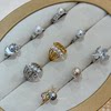 Zhenshe S925 sterling silver freshwater pearl ring collection
