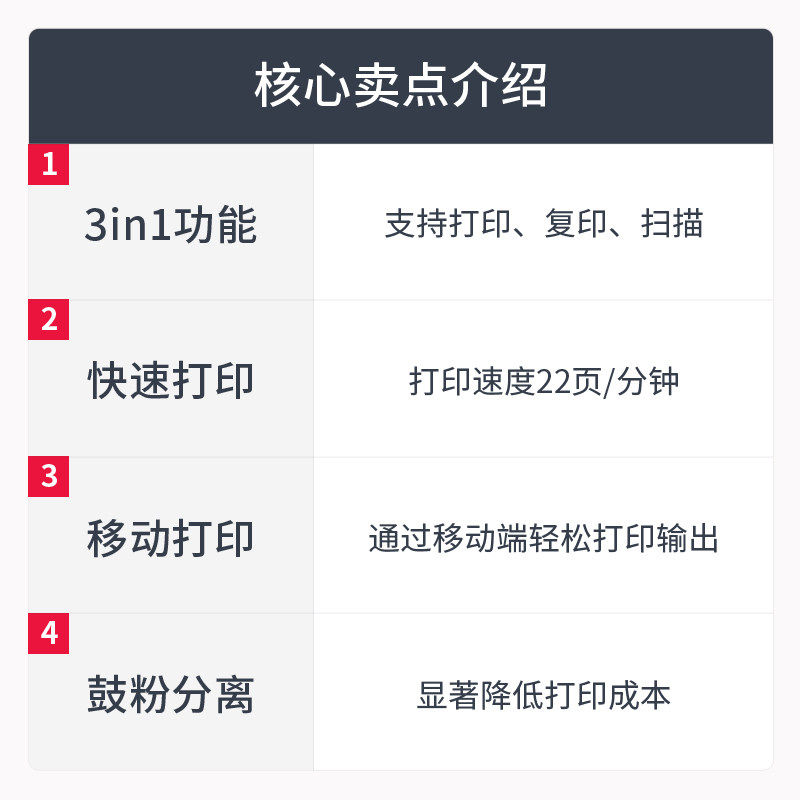 佳能mf113w激光复印wifi小型打印机 新正能量办公黑白激光多功能一体机
