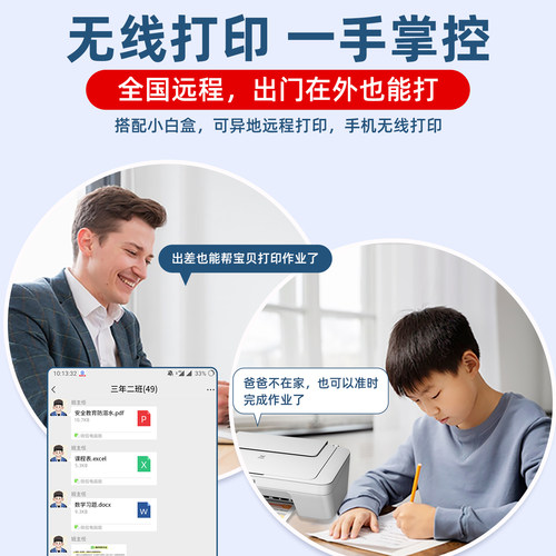 佳能TS3480彩色家用小型打印机喷墨复印扫描一体机可连手机无线wifi2580学生照片家庭办公专用MG3680自动双面 - 图2