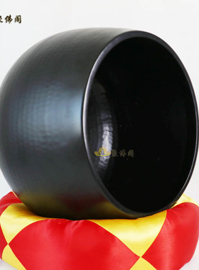 台湾寺庙大罄14寸16寸18寸20寸24寸铜磬纯铜罄钵佛音碗哑光黑铜罄