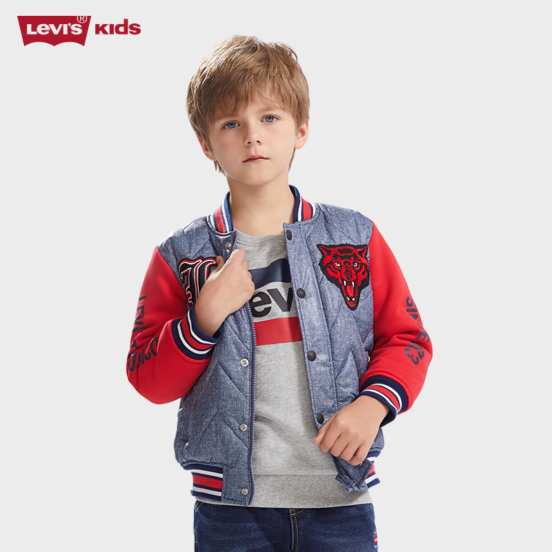 Levi’s 李维斯 复古系列 男童棒球领棉夹克 天猫优惠券折后￥329包邮（￥659-330）105-165cm码可选