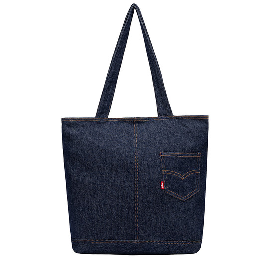 Levis Levis denim bag canvas bag tote bag girls canvas bag shoulder bag commuter student bag men