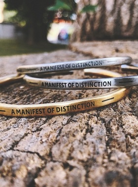 韩国blindleason系列男钛钢手镯