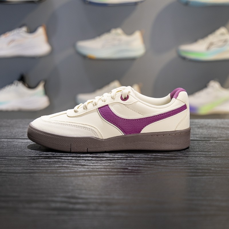 李宁征荣92S板鞋女子2025秋季新款复古耐磨低帮滑板专业鞋AEPV082,淘宝优惠券,粉丝福利购,淘宝优惠卷