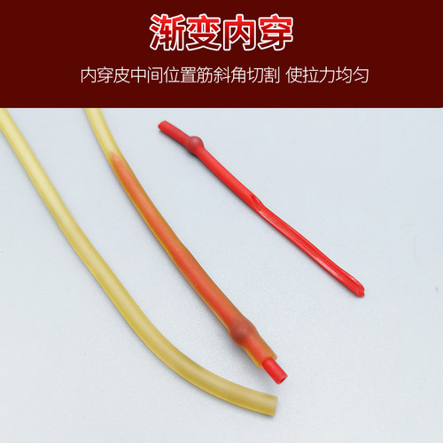 弹弓圆皮筋单卡圆皮筋射鱼弹弓专用射鱼弹弓皮筋弹工射鱼弹工皮筋 - 图2