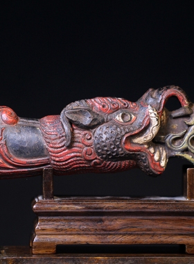 圣饰奇缘钺刀摆件收藏品老铜