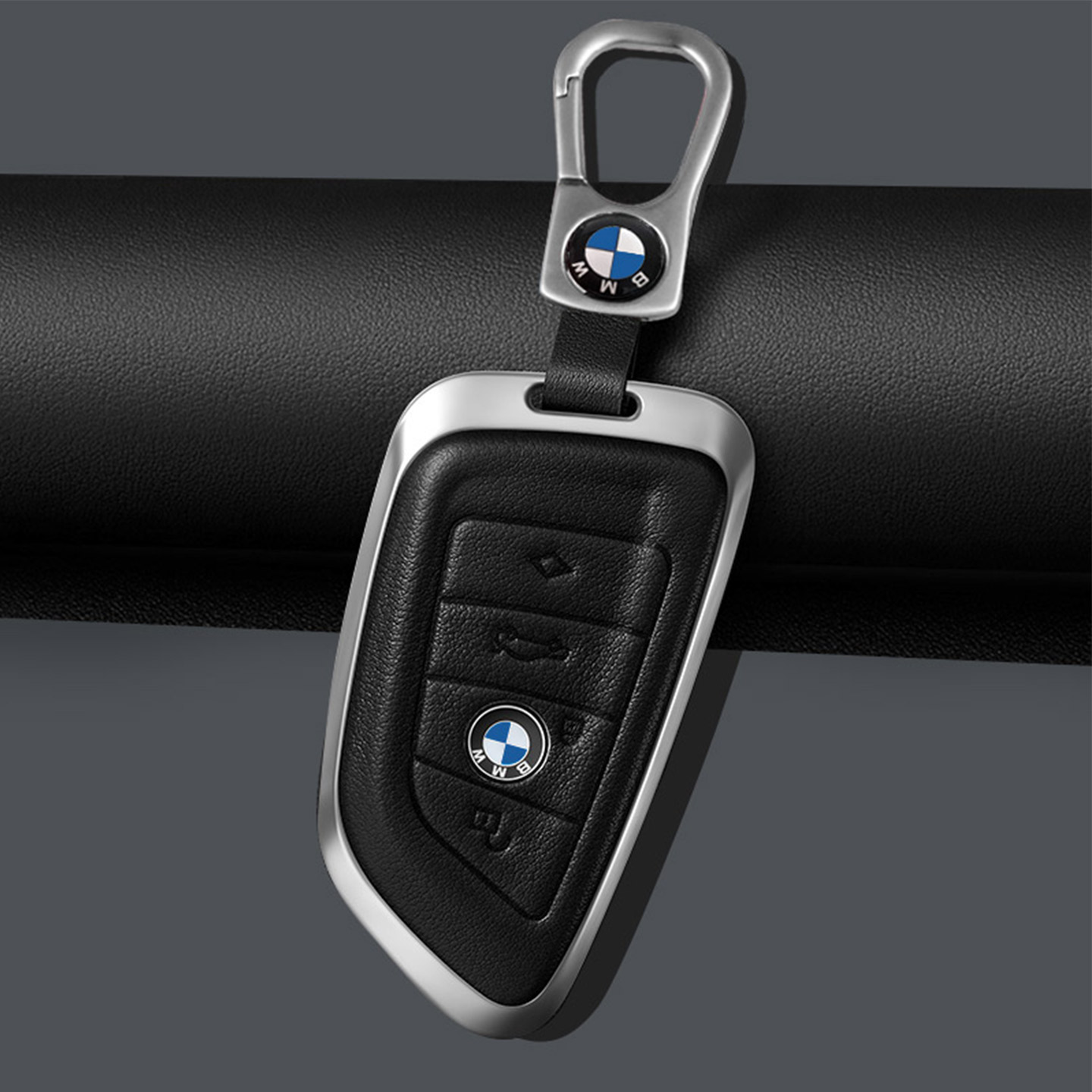 专用宝马3系钥匙套5系x1x2x3x5Lx1x6x4 1系7系i3钥匙套包320li扣 - 图3