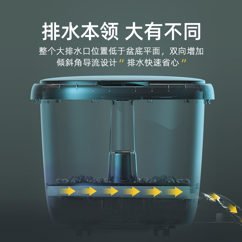 蓓慈旗舰店蓓慈足浴盆泡脚桶全自动电动加热家用小型按摩恒温吴昕同款洗脚盆2