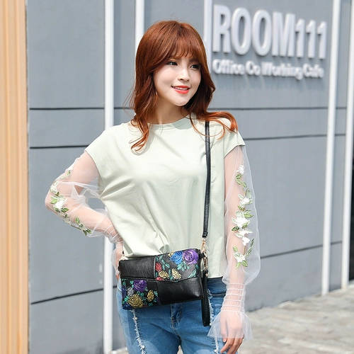 Маленькая сумка клатч, бумажник для матери, сумка на одно плечо, из натуральной кожи, коллекция 2023