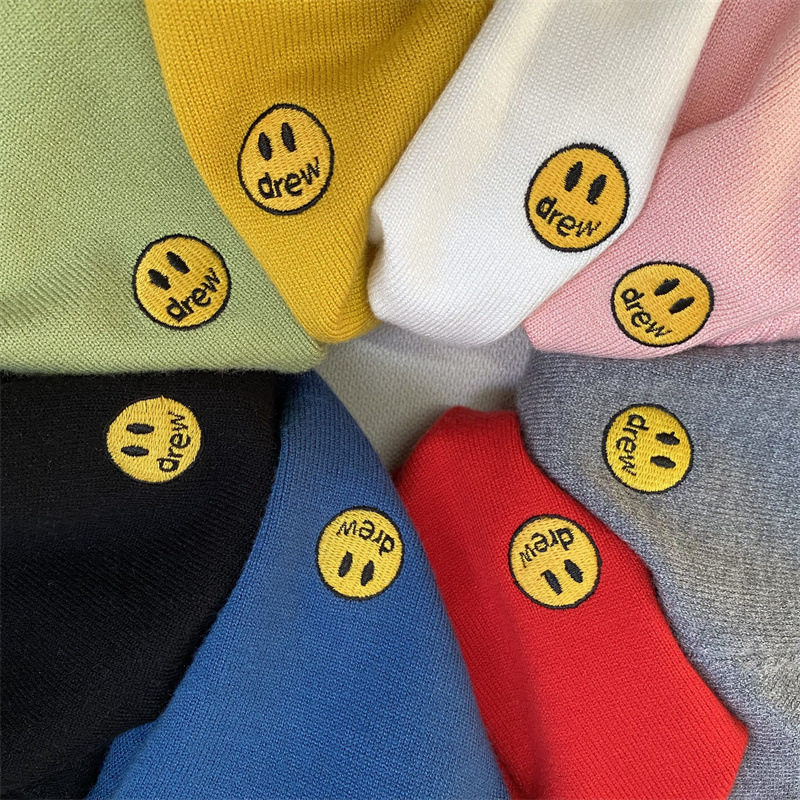 韩国童装男女儿童纯棉套头毛衣春秋中小宝宝刺绣笑脸针织打底线衫,淘宝优惠券,粉丝福利购,淘宝优惠卷