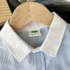 Children's cotton oxford short-sleeved shirt