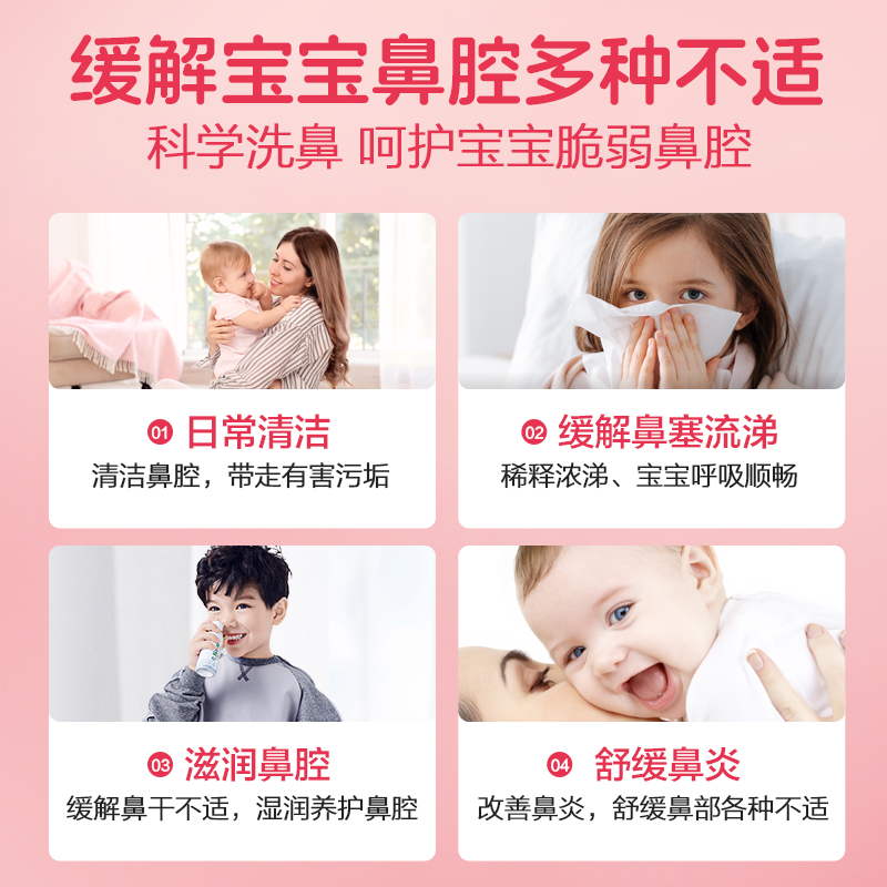 【香菇来了】NasalCleaner诺斯清洗鼻器鼻炎鼻塞儿童通鼻 - 图1