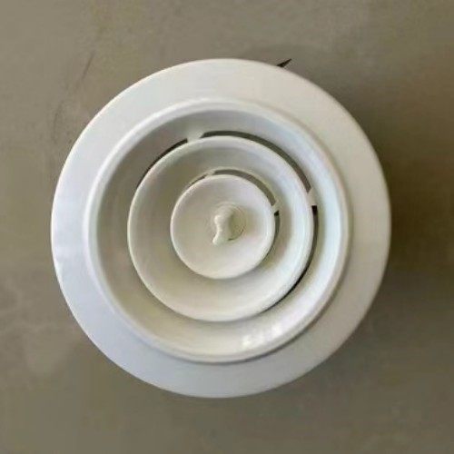 新风卡簧出风回风口室内圆形百叶旋流风口新风系统出风口排风排 - 图1